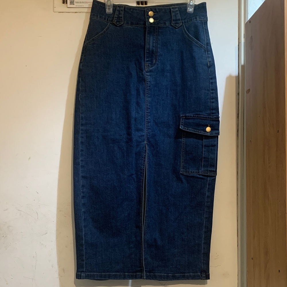 Cider Blue Denim Skirt